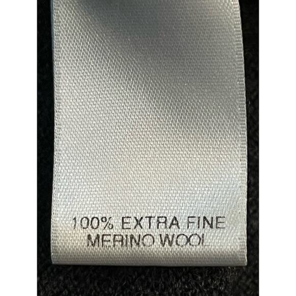 Turnberry Men's Size XL Gray 100% Extra Fine Merino Wool Sleeveless Vest - Picture 3 of 9